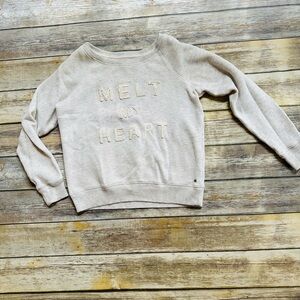 American Eagle gray crewneck! Size M (girls 16)